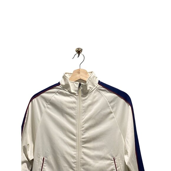 Footlocker Mens Zip Up Track Jacket Cream Size S Retro Streetwear Athleisure - Picture 6 of 12